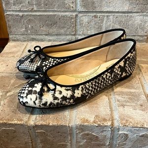 Circus by Sam Edelman Womens Charlotte Ballet Flats Size 8M Snake Print NWOT